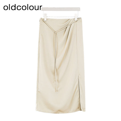 oldcolour欧珂商场同款夏季时尚休闲半身长裙女BR22061131