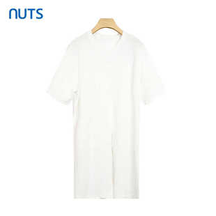 白色短袖 NUTS夏季 气质简约版 时尚 T恤女327011063 新款