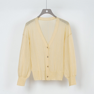 V领单单排扣纯色短外套女331053173 简约时尚 NUTS秋季 新款