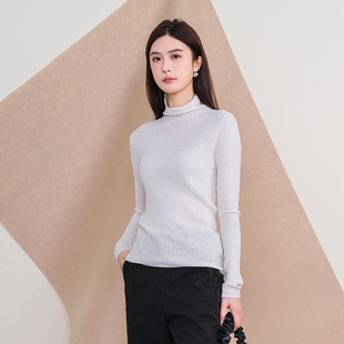 oldcolour欧珂冬新款时尚修身显瘦长袖毛织套头衫女P430505A1-559