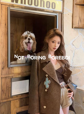 NB B丨LEM*AIRE极简风 无性别主义 美拉德高级感廓形重工毛呢大衣