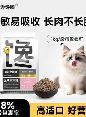 威尔逊馋嘴奶糕幼猫猫粮1