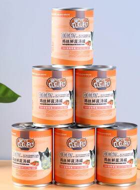 宠嘟嘟鸡肉丝猫罐头375g