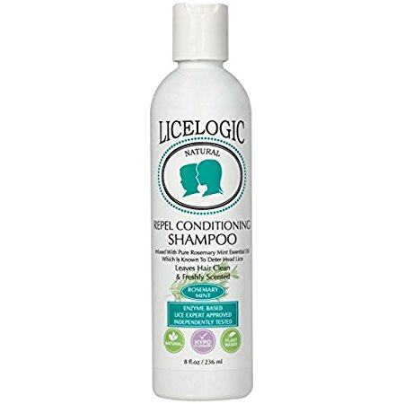licelogic natural enzyme based lice repel conditioning sham