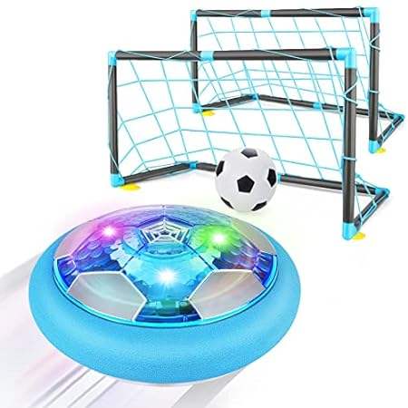 Kroyedfuw Hover Soccer Ball Set with 2 Goals， Rechargeabl