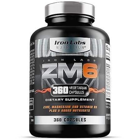 Iron Labs ZM6- High Strength Zinc and Magnesium Suppleme