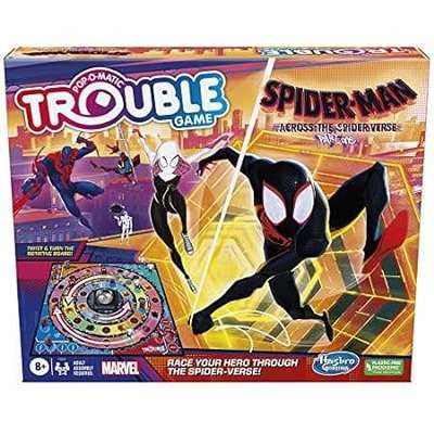 Hasbro Gaming Trouble: The Spider-Verse Edition for Marve