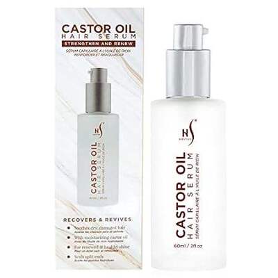 HerStyler Castor Oil Hair Serum for Hair Growth - Hair Sh