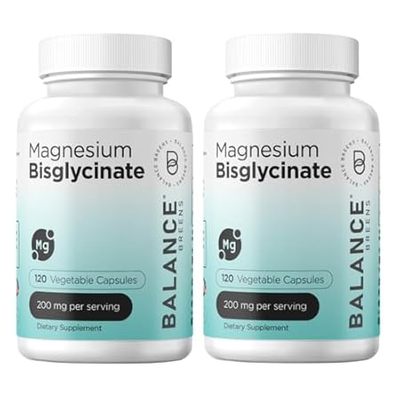 Magnesium Bisglycinate 200mg High Absorption Chelated - 1
