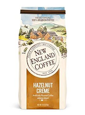 New England Coffee Hazelnut Crème Medium Roast Ground Cof