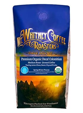 Mt. Whitney Premium Organic Spring Water Colombian， Mediu