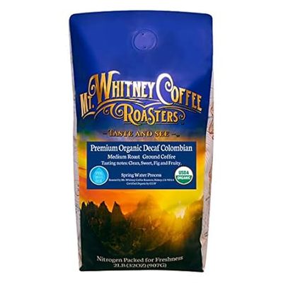 Mt. Whitney Premium Organic Spring Water Colombian， Mediu