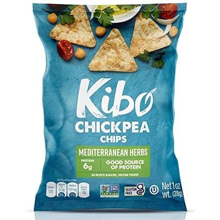Kibo Chickpea Chips - Gluten Free and Plant-Based, Non-GM
