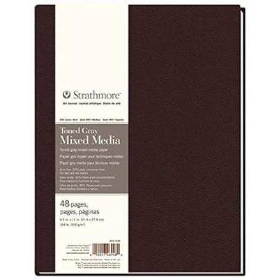 Strathmore 469-108 Hardbound Art Journal， 128 Pages， 8.5