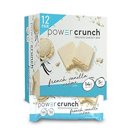 Power Crunch Protein Wafer Bars， High Protein Snacks with