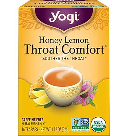 Yogi Tea Honey Lemon Throat Comfort Tea - 16 Tea Bags per
