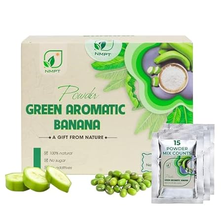 NMPT Green Aromatic Banana Powder， Roasted Mung Beans， 10