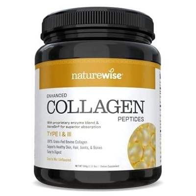 NatureWise Enhanced Collagen Peptides (45 Servings) - Hyd