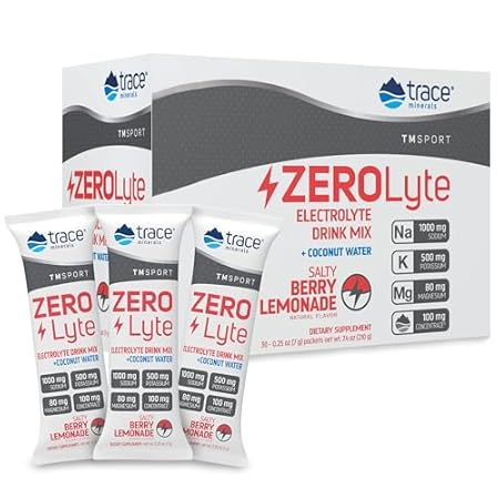 Trace Minerals ZEROLyte (Salty Berry Lemonade) | Electrol