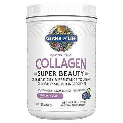 Garden of Life Grass Fed Collagen Super Beauty Powder - B