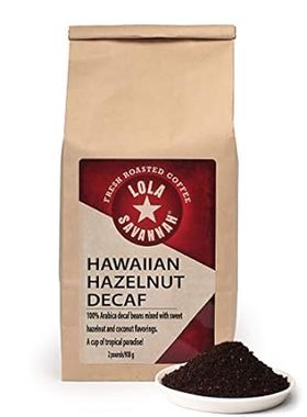 Lola Savannah Hawaiian Hazelnut Ground Decaf Coffee， 2lb