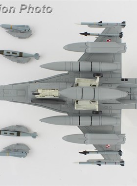 新款HOBbBY MASTER 收藏家 HA38041 1/72 F16D波兰空军合金飞机模
