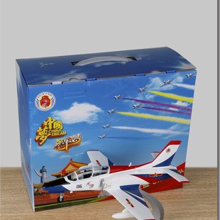 新款1:35教8j军事仿真模型K8教练机喷气式飞机模型合金收藏摆件真