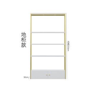 新款男女鞋子展示架鞋店专用鞋架服装店商用O陈列鞋柜卖鞋多层落