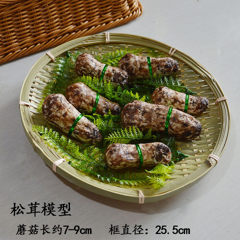 新款仿真食用菌模型假蘑菇羊肚菌牛肝菌I鸡枞黄牛肝黑牛肝祖荪食