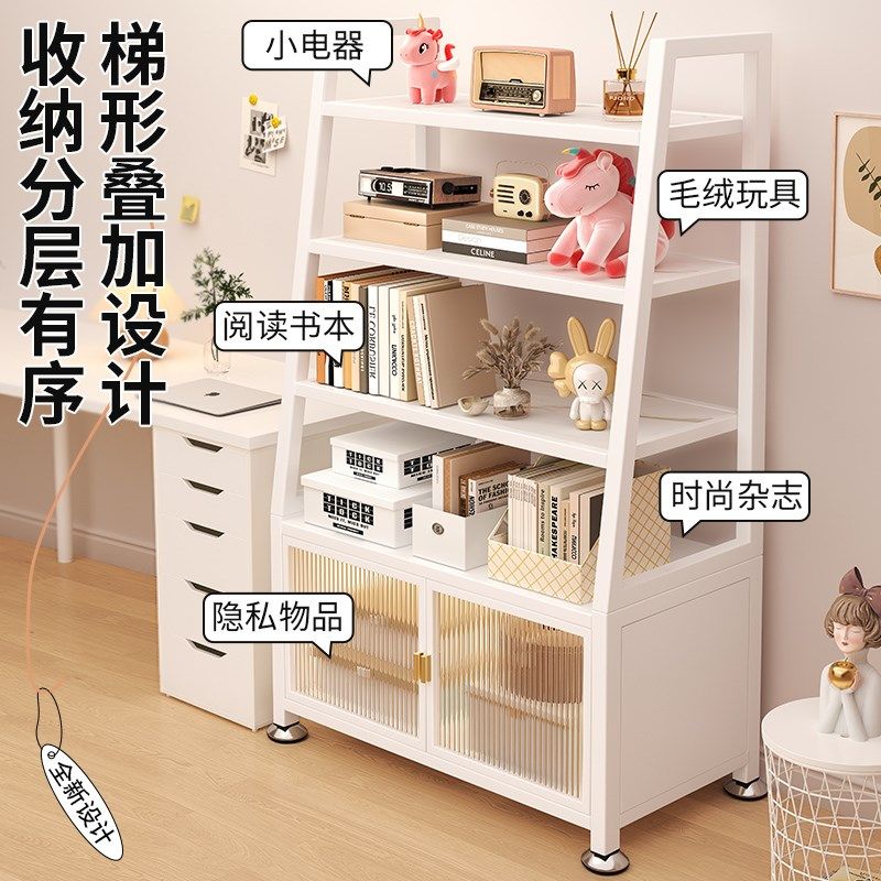 新品书架落地置物架客厅r靠墙简易多层收纳架家用卧室储物架展示