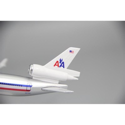 新品麦道MD11飞机模型美国航空荷D兰泰国客机仿真合模带轮礼品摆