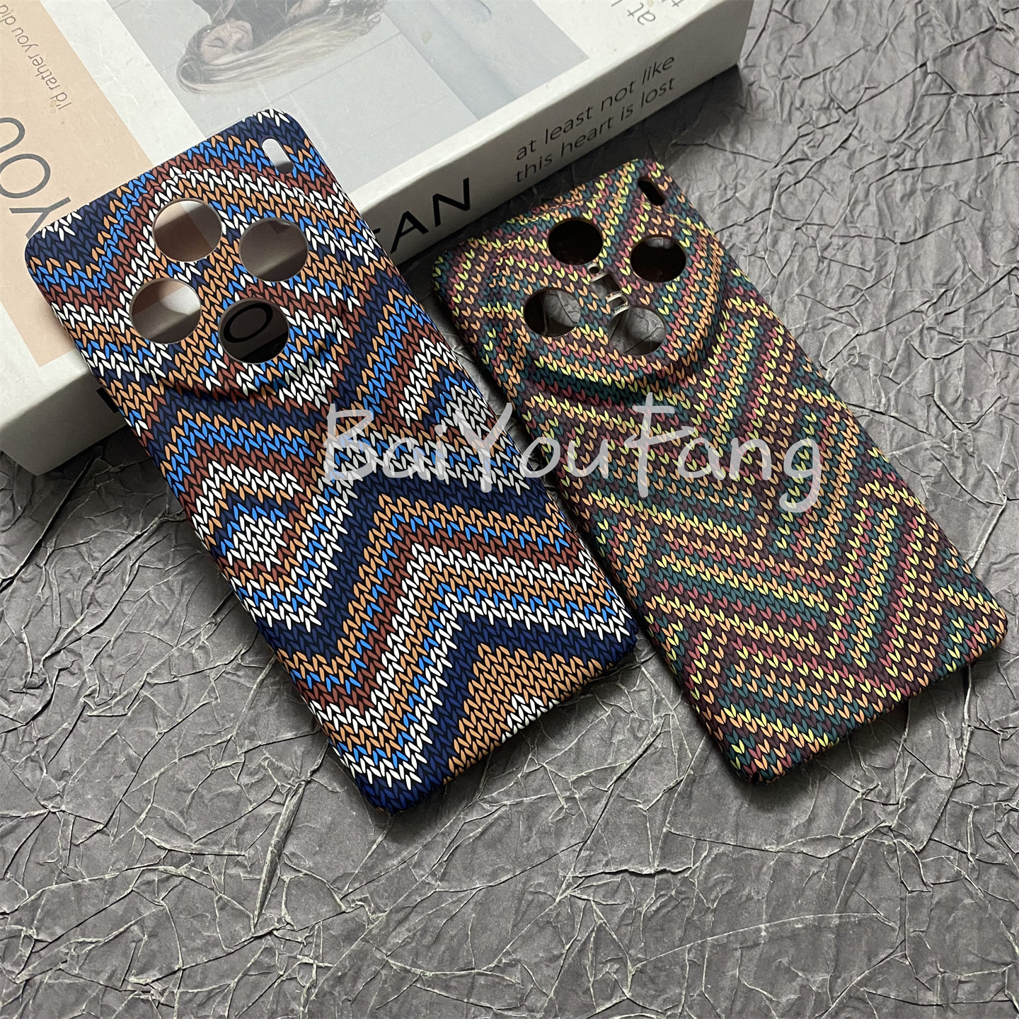 适用vivoX100手机壳新款浮雕夜光碳纤维纹理x100pro保