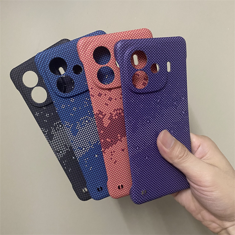 适用VIVO iQOOZ9Turbo手机壳高颜值涂鸦星河水贴创意防摔套ioqoz9潮流轻奢新款无边框纤维纹turbo高级半包壳