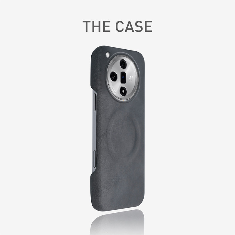 Magsafe磁吸适用于OPPO Findx7Ultra手机壳肤感羊巴皮findx6商务风镜头大孔FindX6Pro新款高级感半包保护套潮