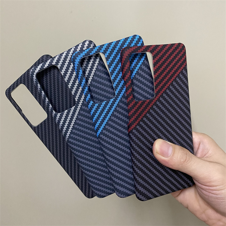 适用小米12pro手机壳火山口大孔凯夫拉同款Xiaomi12/12s拼接色纤维纹理半包散热简约SPro高级商务防指纹硬壳