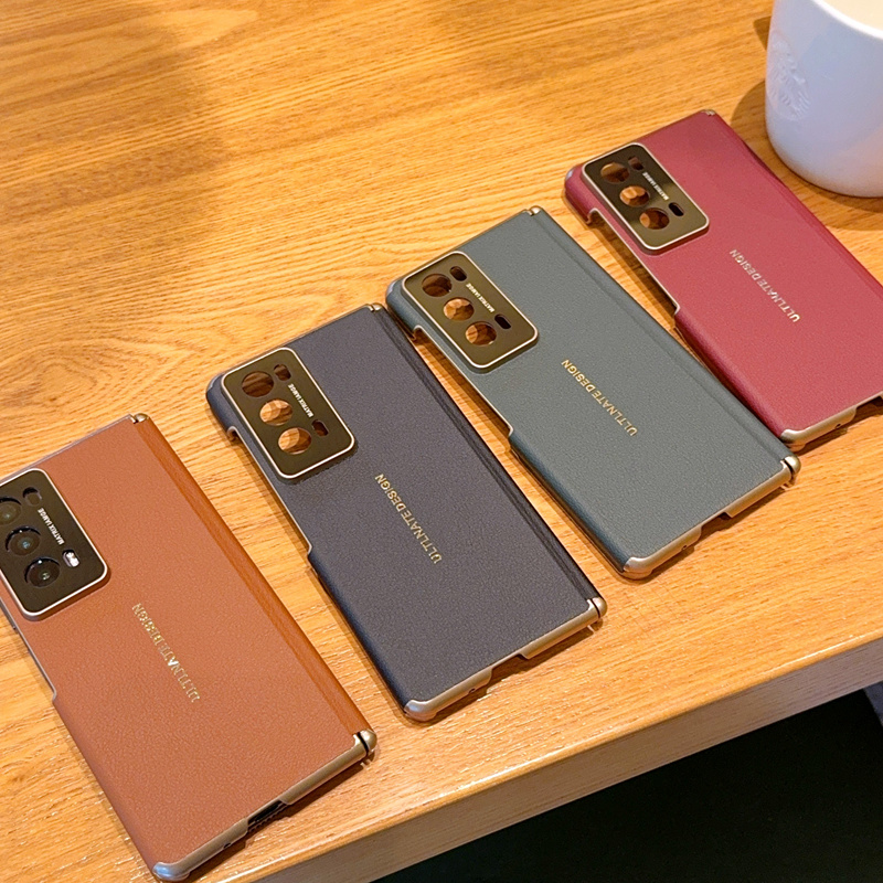 荔枝皮纹双中轴磁吸适用荣耀MagicVS2折叠屏手机壳新款高端奢华magicV2镜头全包高级感商务内置磁吸Magsafe男