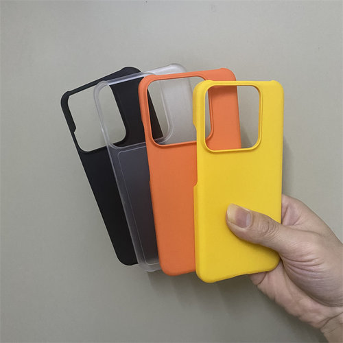 适用小米14Pro手机壳高档商务半包边情侣简约轻薄防摔保护套Xiaomi14无边框新款镜头大孔上下不包pro肤感硬壳