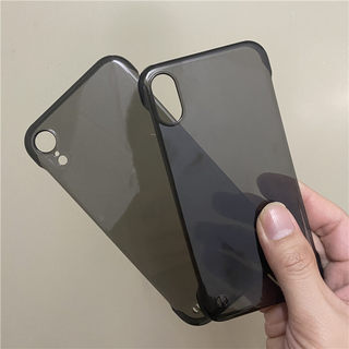 适用于苹果x/xs手机壳新款透黑无边框iphoneXS Max防摔保护套苹果xr个性创意超薄半包硬壳max