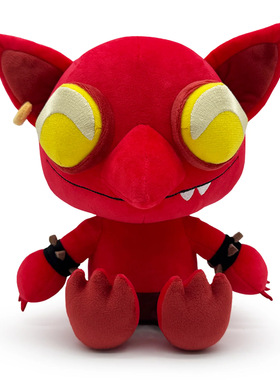 跨境新品DoorsGoblino Plush动漫游戏周边公仔红色哥布利诺玩偶