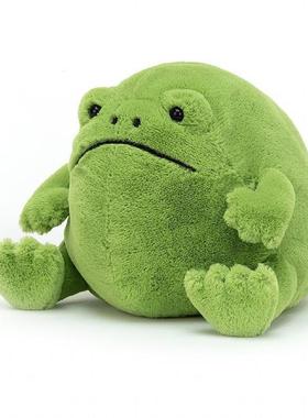 跨境新款 Ricky Rain Frog瑞奇雨蛙毛绒玩具卡通青蛙公仔玩偶玩具