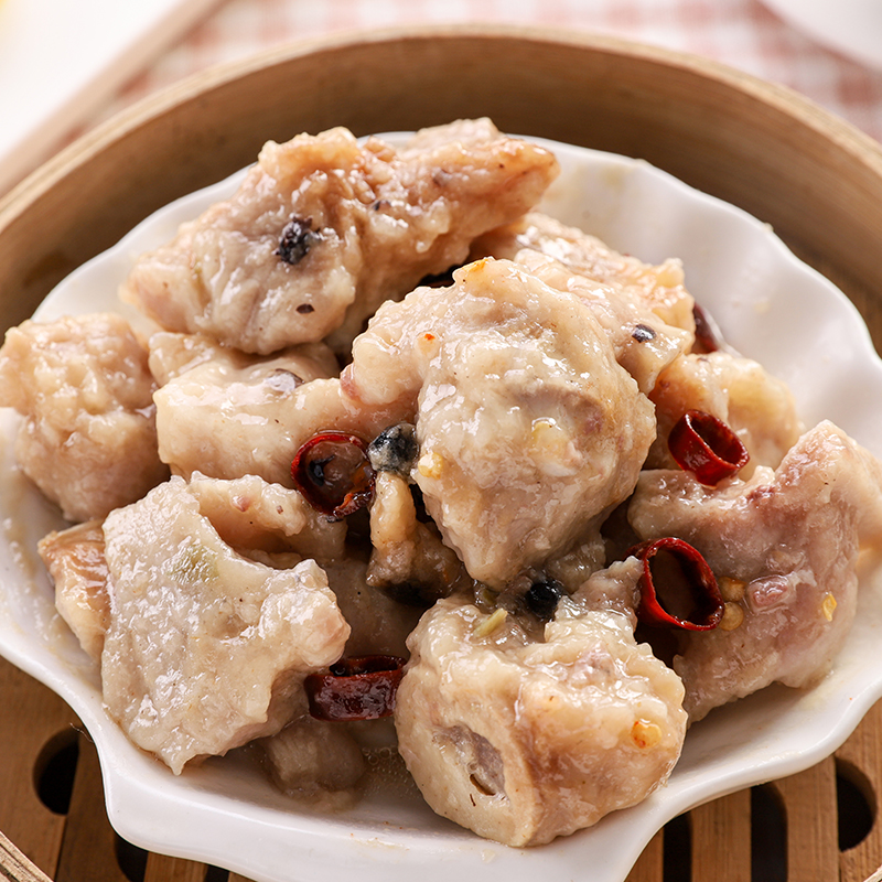 蒸排骨 港式蒸排骨2500g 广式点心豉汁排骨 调味排骨半成品蒸凤爪