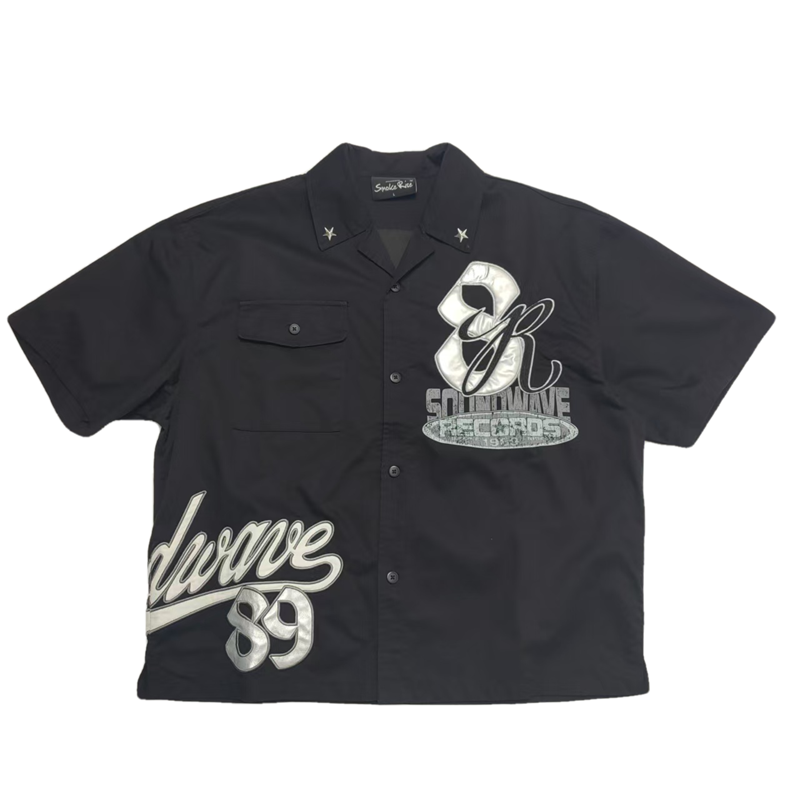 美式复古街头短袖嘻哈