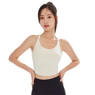 neverme细带瑜伽防震运动内衣女聚拢防下垂背心健身文胸吊带bra