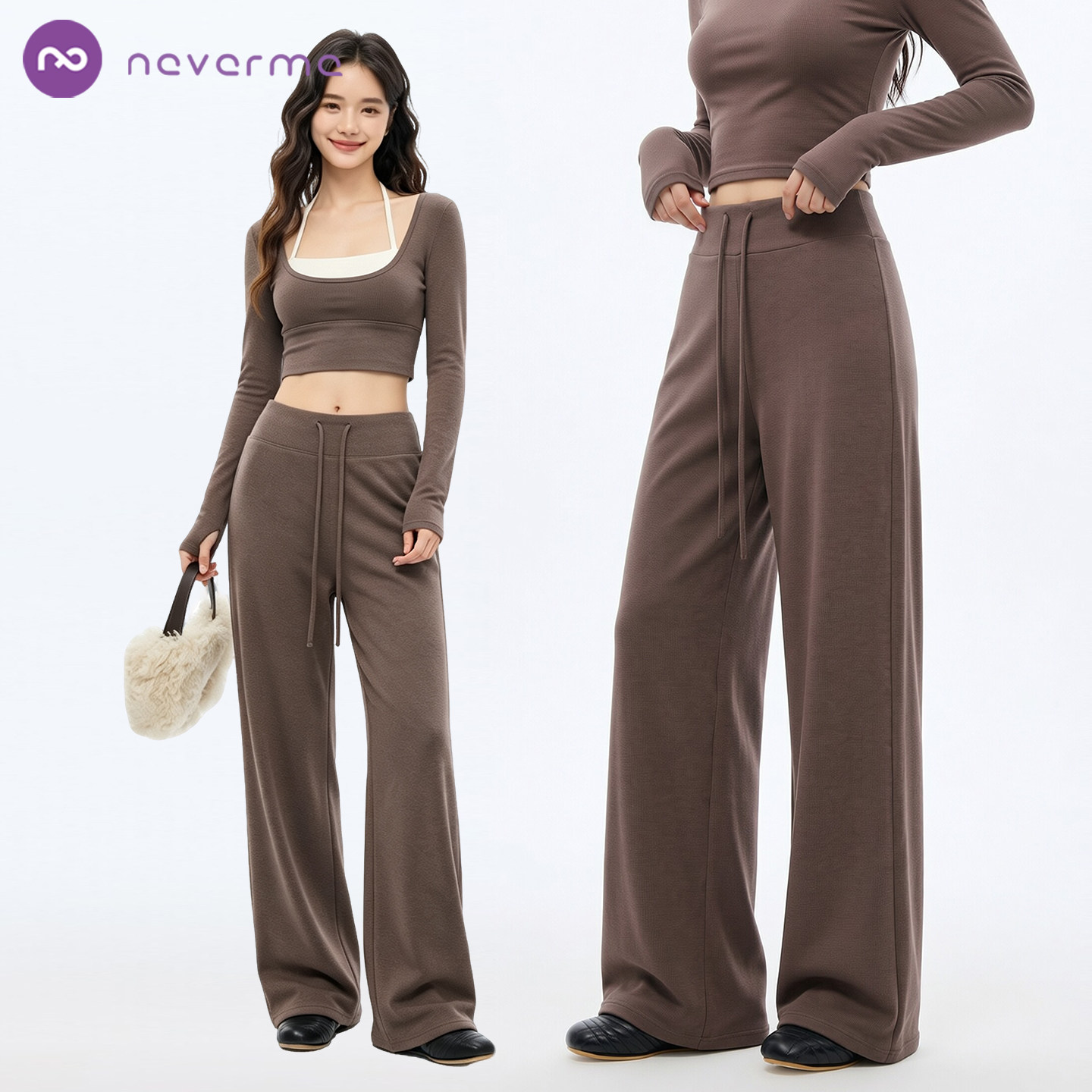 neverme瑜伽套装女软糯显瘦图片