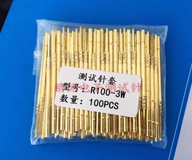 1.7探针套筒普通R100-3W 环高5.0mm 绕线式方形尾巴P100探针针座