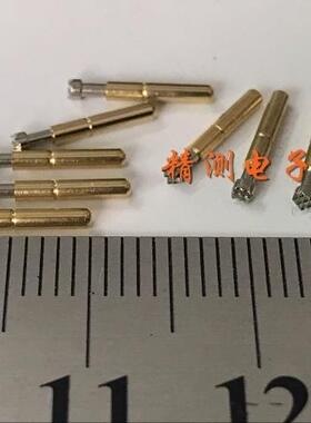 1.7短针P-6H（CSP-6H）针身直径1.36针头直径1.5总长10mm铜质镀镍