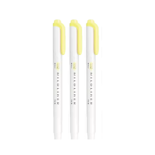 [正品] 日本ZEBRA斑马荧光笔WKT7新色组合淡色标记笔彩色粗细双头记号笔浅色苏打蓝学生做笔记手账用进口文具