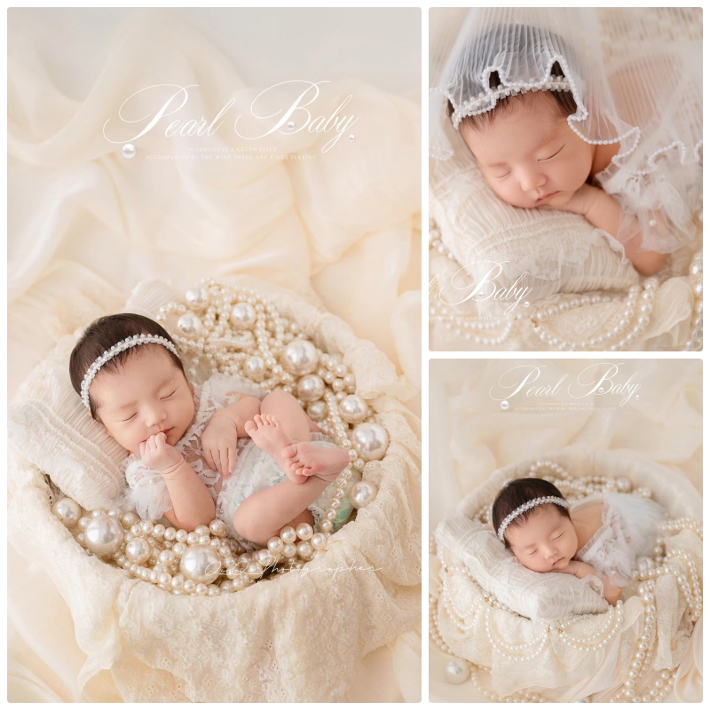 儿童摄影服装白色蕾丝公主纱裙