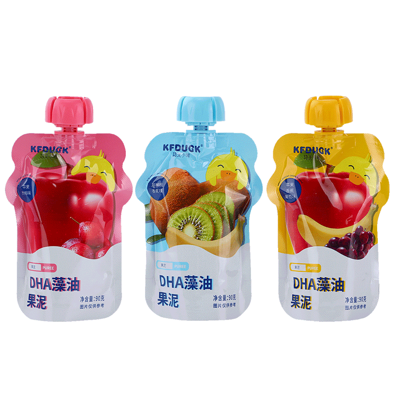 功夫小鸭DHA藻油果泥果蔬果泥