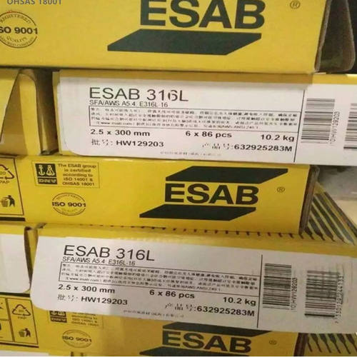 ESAB瑞典伊萨OK 61.30焊条 E308L-17焊接19Cr10Ni不锈钢焊条3.2